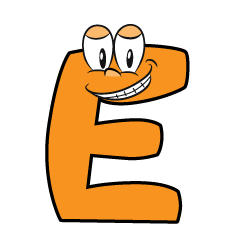 Grinning E