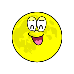 Smiling Full Moon