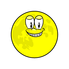 Grinning Full Moon