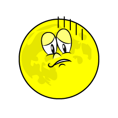 Depressed Full Moon