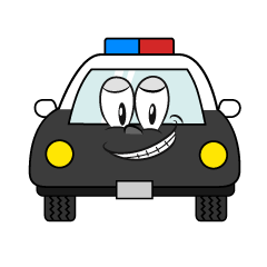 Grinning Police Car