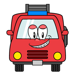 Grinning Fire Engine