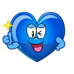 Thumbs up Blue Heart