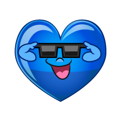 Cool Blue Heart