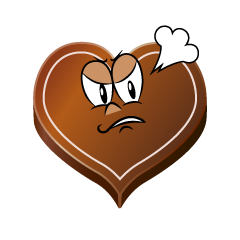 Angry Heart Chocolate