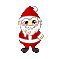 Grinning Mini Santa