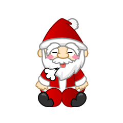 Relaxing Mini Santa