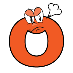 Angry O