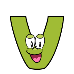 Smiling V