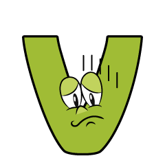 Depressed V