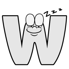 Sleeping W