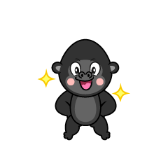 Glitter Gorilla