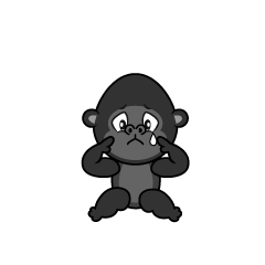 Sad Gorilla