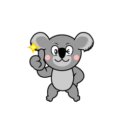 Thumbs up Koala