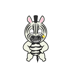 Grinning Zebra