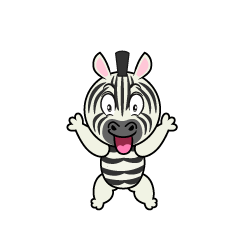 Surprised Zebra