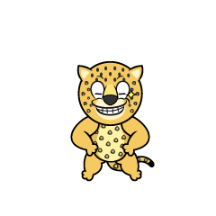 Grinning Leopard
