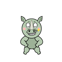 Grinning Rhino
