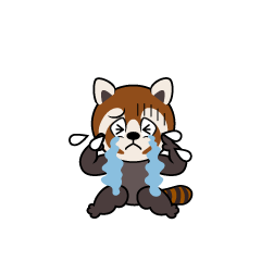 Crying Red Panda