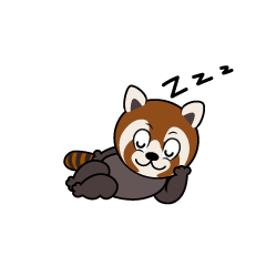 Sleeping Red Panda