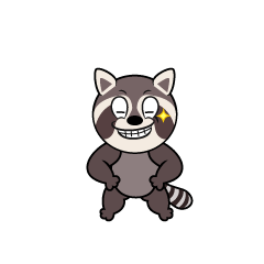 Grinning Raccoon