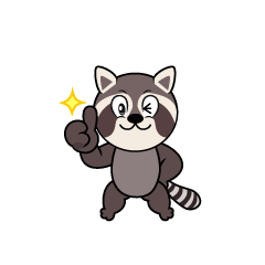 Thumbs up Raccoon