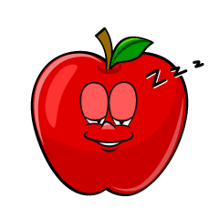 Sleeping Apple