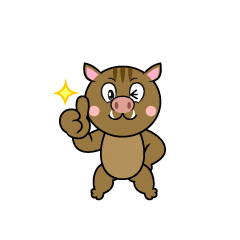 Thumbs up Boar