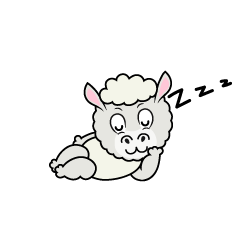 Sleeping Alpaca