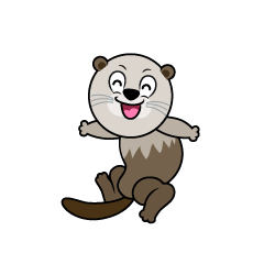 Smiling Sea Otter