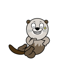 Grinning Sea Otter