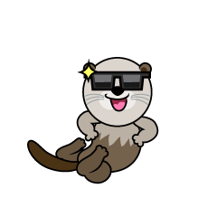 Cool Sea Otter