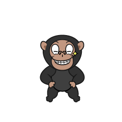 Grinning Chimpanzee