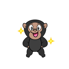 Glitter Chimpanzee