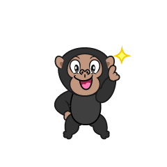 Posing Chimpanzee