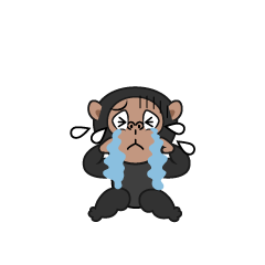 Crying Chimpanzee