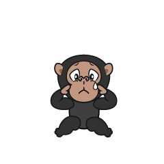 Sad Chimpanzee