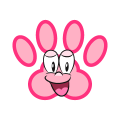 Smiling Paw Print