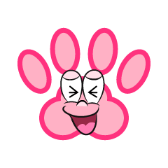 Laughing Paw Print
