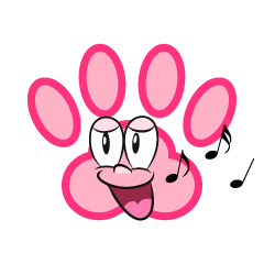 Singing Paw Print
