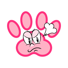 Angry Paw Print