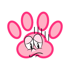 Depressed Paw Print