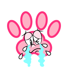 Crying Paw Print