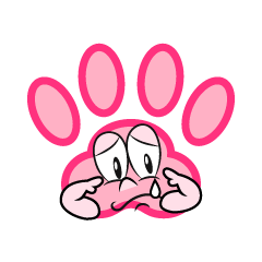 Sad Paw Print