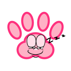 Sleeping Paw Print