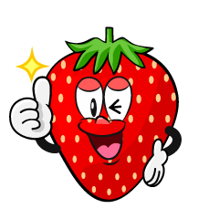 Thumbs up Strawberry