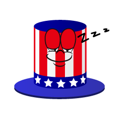 Sleeping Independence Day