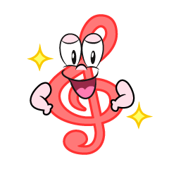 Glitter Treble Clef