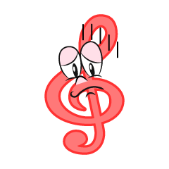 Depressed Treble Clef