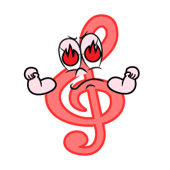 Enthusiasm Treble Clef
